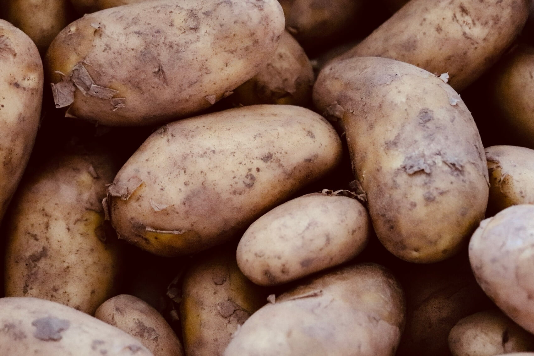 Ungeschälte Kartoffeln